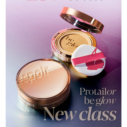 Set Phấn Nước Espoir Pro Tailor Be Glow Cushion New Class 2023 (Lõi Refill + 1 Foundation 7ml)