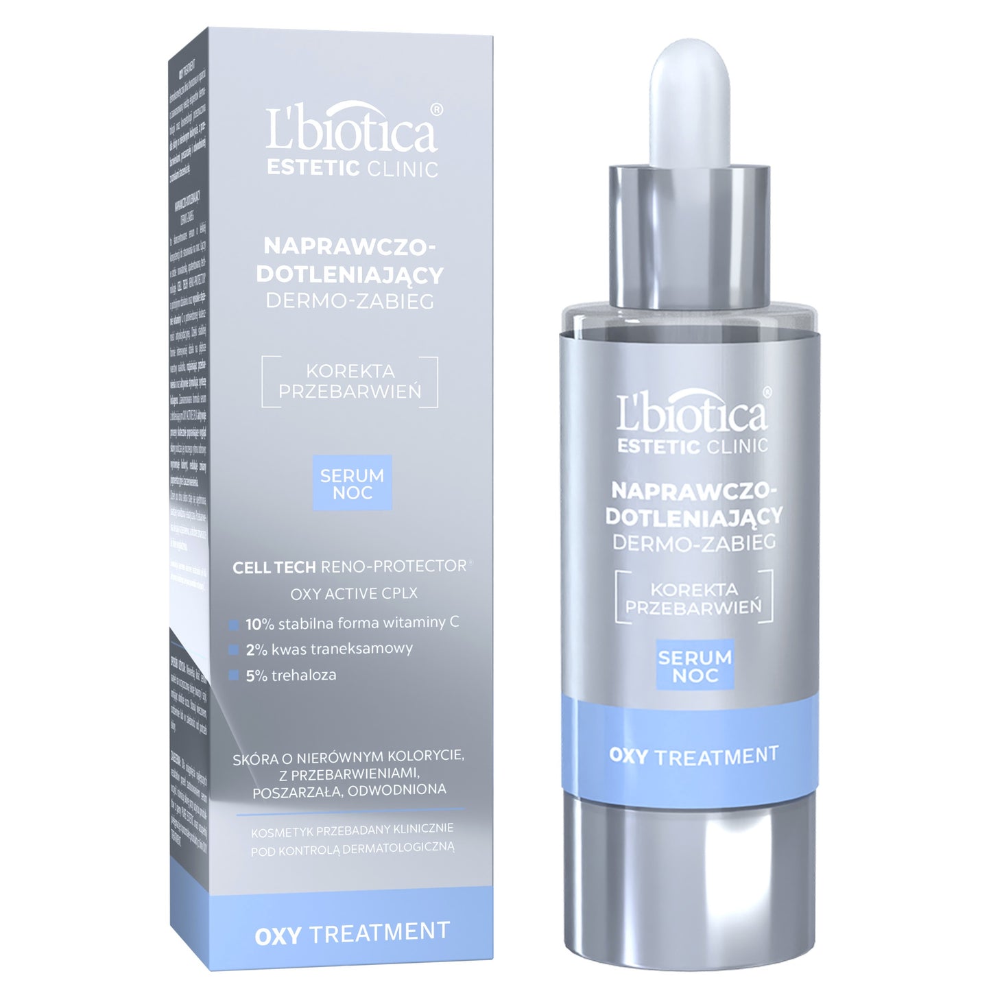 OXYGEN NIGHT SERUM – SPECIALTY FOR REPAIR, TREATMENT OF DARK SKIN, MElasma, and uneven color