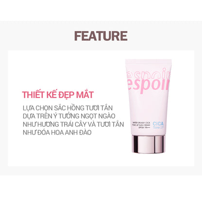 Kem Chống Nắng Espoir  Water Splash Cica Tone Up  Sun Cream SPF50+ PA+++