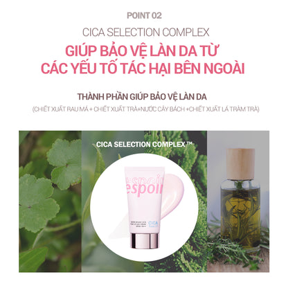 Kem Chống Nắng Espoir  Water Splash Cica Tone Up  Sun Cream SPF50+ PA+++